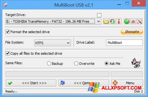 Screenshot Multi Boot USB para Windows XP