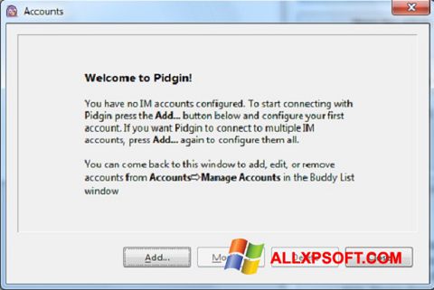 Screenshot Pidgin para Windows XP