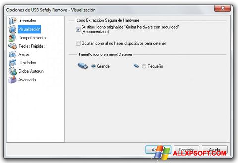 Screenshot USB Safely Remove para Windows XP
