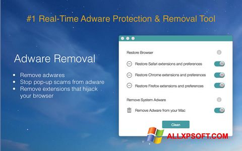 Screenshot Adware Removal Tool para Windows XP