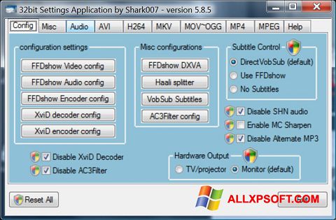 Screenshot Vista Codec Package para Windows XP