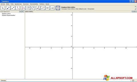 Screenshot GeoGebra para Windows XP