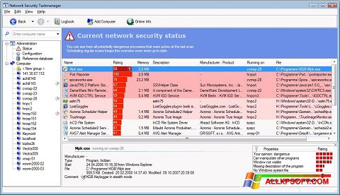 Screenshot Security Task Manager para Windows XP