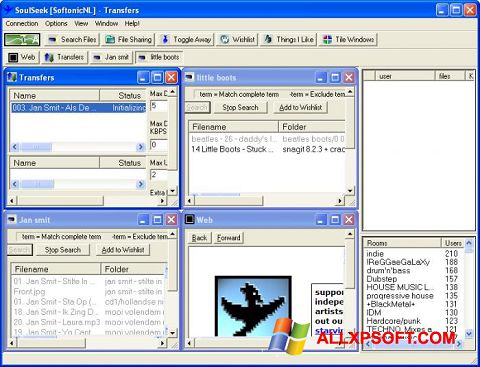 Screenshot Soulseek para Windows XP