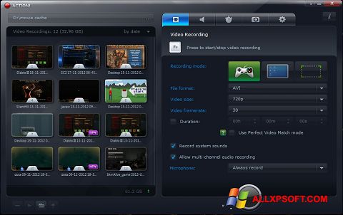 Screenshot Action! para Windows XP