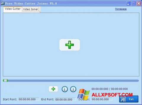 Screenshot Free Video Cutter para Windows XP