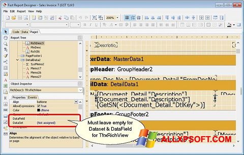 Screenshot FastReport para Windows XP