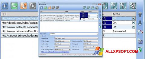 Screenshot VideoGet para Windows XP