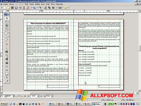 Screenshot Scribus para Windows XP