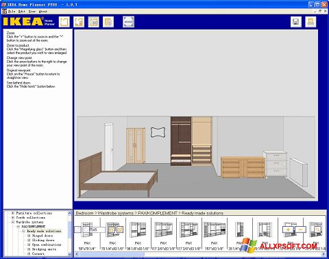 Screenshot IKEA Home Planner para Windows XP