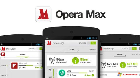 Screenshot Opera Max para Windows XP
