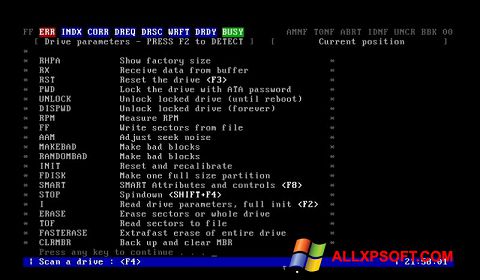Screenshot MHDD para Windows XP