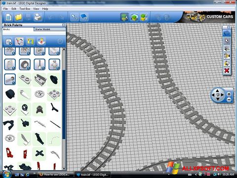 Screenshot LEGO Digital Designer para Windows XP