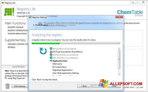 Screenshot Registry Life para Windows XP