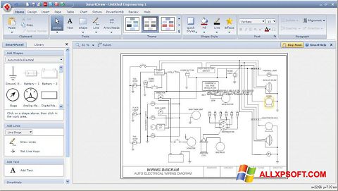 Screenshot SmartDraw para Windows XP