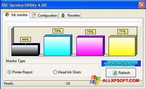 Screenshot SSC Service Utility para Windows XP