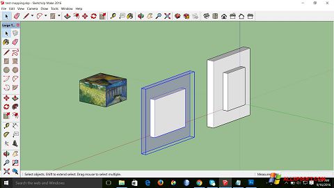 Screenshot SketchUp Make para Windows XP