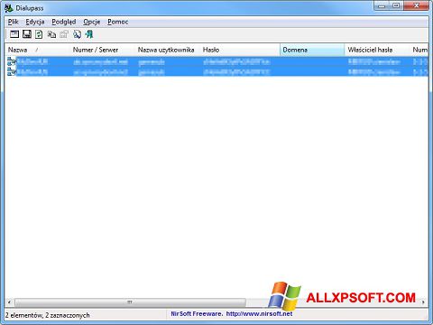 Screenshot Dialupass para Windows XP