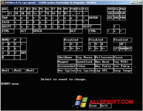 Screenshot DOSBox para Windows XP