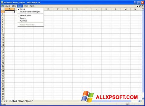 Screenshot Excel Viewer para Windows XP