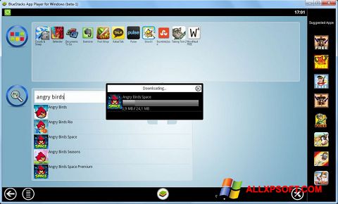 Screenshot BlueStacks para Windows XP