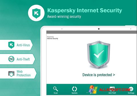 Screenshot Kaspersky Internet Security para Windows XP