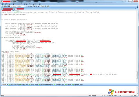 Screenshot SecureCRT para Windows XP