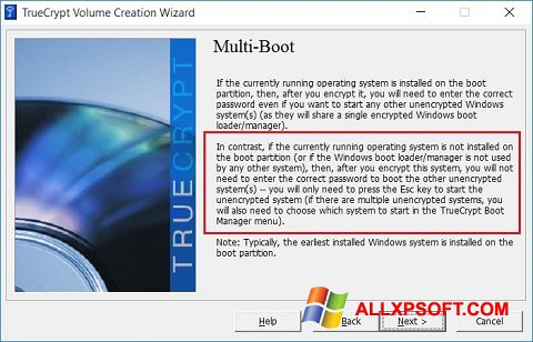 Screenshot MultiBoot para Windows XP