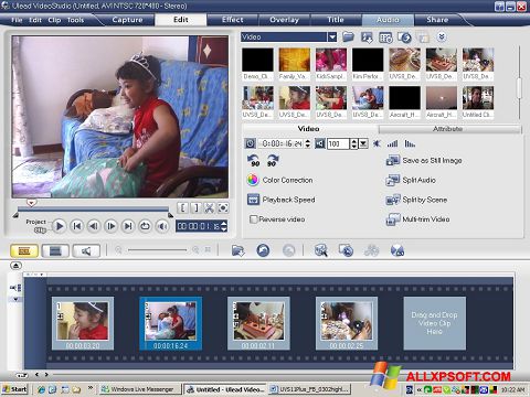 Screenshot Ulead VideoStudio para Windows XP